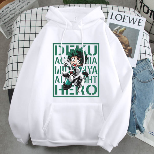 My Hero Academia Hoody Midoriya Izuku Men'S Hoodie Comfortable Fashion Brand Mens Pullover